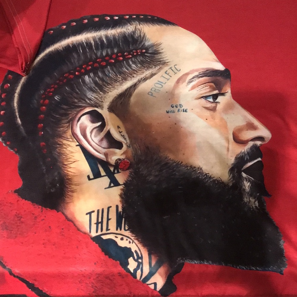 Nipsey Hussle Custom t-shirt - Picture 2 of 3